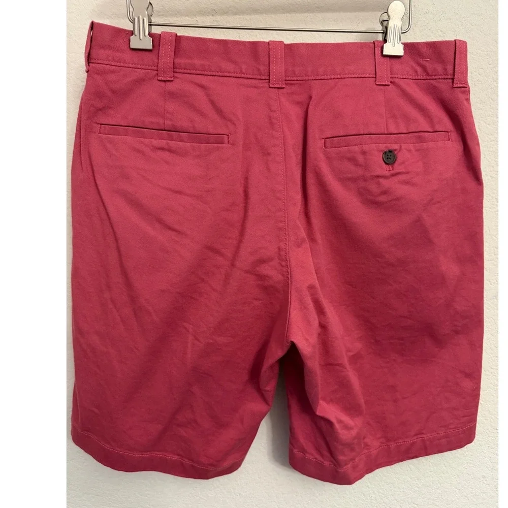 Lot 3 J.Crew Mens 9 Inch Inseam Stretch Chino Shorts Size 31 Pink/Blue/Green